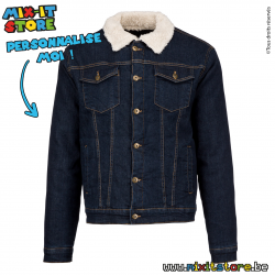 Veste denim doublée sherpa...