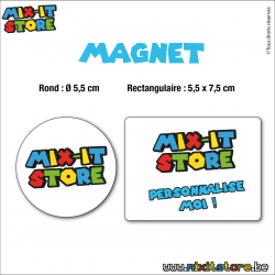 Magnet rond personnalisable