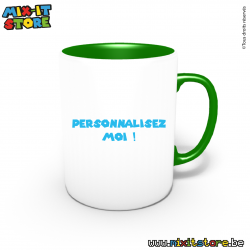 Mug vert bouteille...