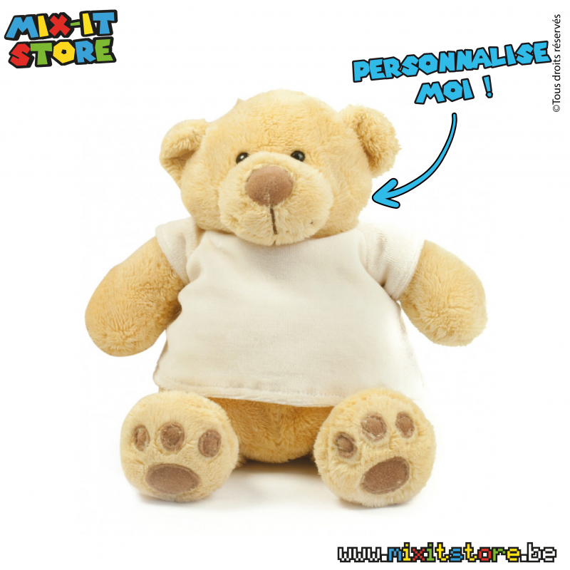 Ours en peluche personnalisé Taille M