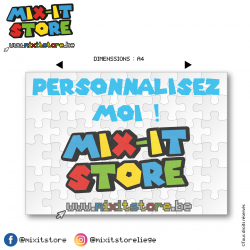 Puzzle A4 personnalisé