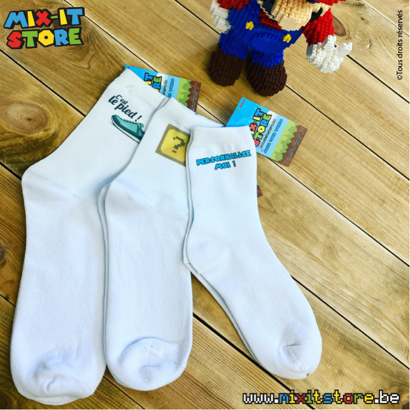 Chaussettes personnalisées Taille 36-38