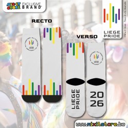 Chaussettes Liège Pride 2026